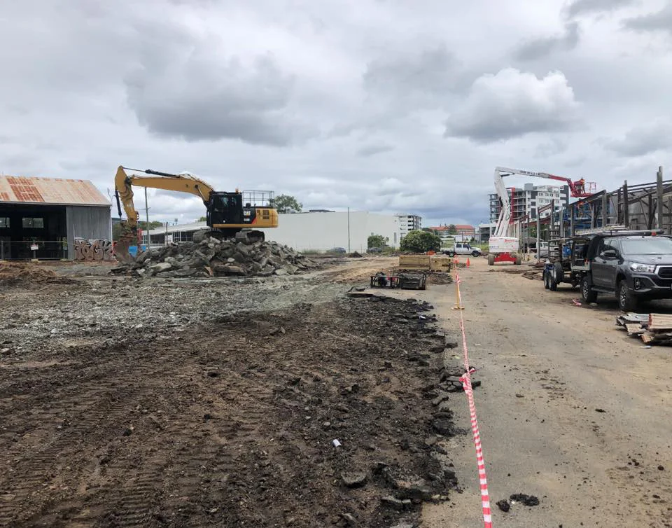 Commercial demolition project managed by Gold Coast City Demolitions South East Queensland
